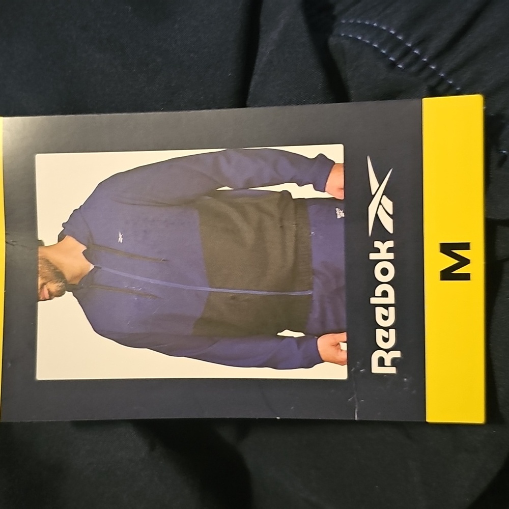 NEW Reebok Mens Full Zip Training Woven Jacket - Picture 5 of 7